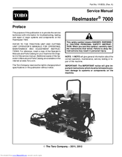 Toro Reelmaster 7000 Service Manual