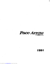 Fleetwood 1991 Pace Arrow Owner's Manual