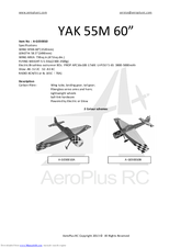 AeroPlus YAK 55M Manual