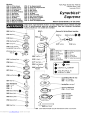 Dynabrade 5700 Instruction Manual