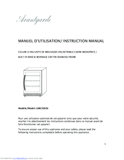 Avangarde LBBC50SSS Instruction Manual