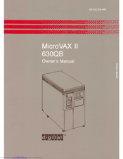 DEC MicroVax II 630QB Owner's Manual