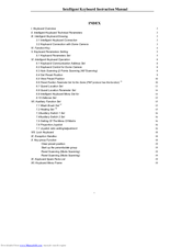 Hunt Electronic HKB-300 Instruction Manual