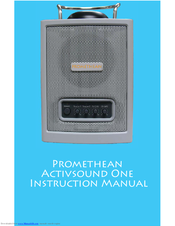promethean Activesound One Instruction Manual