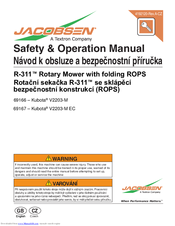 Jacobsen Kubota V2203-M Safety & Operation Manual