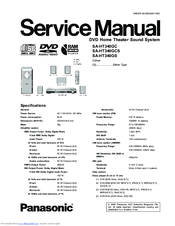 Panasonic SA-HT340GCS Service Manual