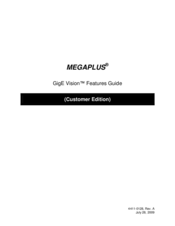 MEGAPLUS GigE Vision Features Manual