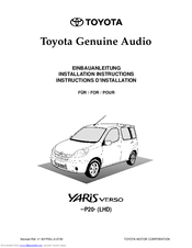 Toyota TF0411 Installation Instructions Manual