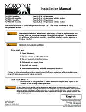 Norcold NX84IM Installation Manual