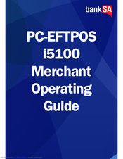 PC-EFTPOS i5100 Operating Manual