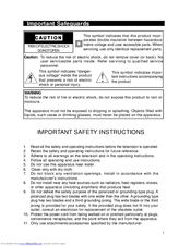 RCA RCR2702 User Manual