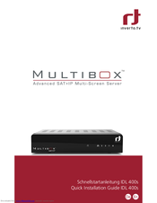 Rt Multibox IDL 400s Quick Installation Manual