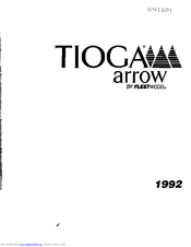 Fleetwood Tioga Arrow Owner's Manual