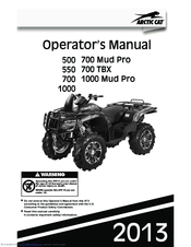 Arctic Cat 1000 Cruiser Operato's Manual