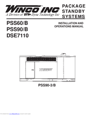 Winco PSS60 Installation And Operation Manual
