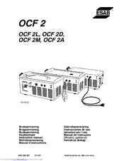 ESAB OCF 2M Instruction Manual
