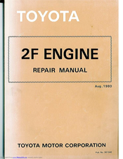 Toyota 2F Repair Manual