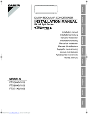Daikin FTX50KMV1B Installation Manual