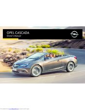 Opel 2015 Cascada Owner's Manual