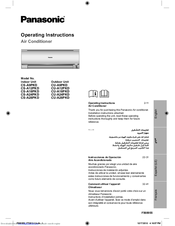 Panasonic CU-A24PKD Operating Instructions Manual