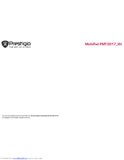 Prestigio MultiPad PMT3018 Wise User Manual