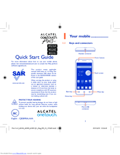OneTouch Pixi3 4028E Quick Start Manual