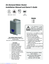 State Water Heaters 310C Installation Manual And Owner's Manual