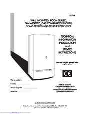 Ferroli Xignal Service Instructions Manual