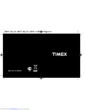 Timex W217 NA Instructions Manual