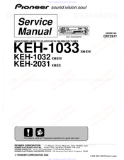 Pioneer KEH-2031 Service Manual