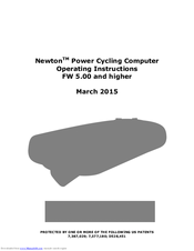 Newton FW 5.00 Operating Instructions Manual