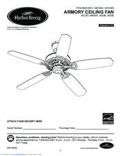 Harbor Breeze ARMORY 40087 Installation Manual