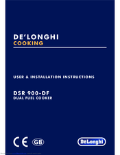 DèLonghi DSR 900-DF User & Installation Instructions Manual