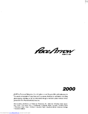 Fleetwood Pace Arrow 2000 Manual