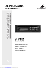 Monacor M-30CD Instruction Manual