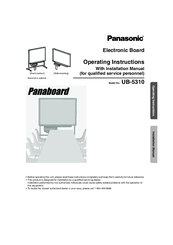 Panasonic UB-5310 Operating Instructions Manual