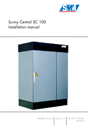 SMA Sunny Central SC 100 Installation Manual