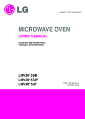 LG LMV1813ST Owner's Manual