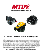 MTD 61 series Shop Manual