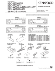 Kenwood Kdc W534ug Manuals Manualslib