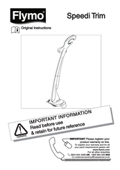 Flymo STXT25 Original Instructions Manual