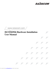 Raisecom ISCOM2926 User Manual