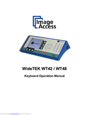 Image Access WideTEK WT48 Operation Manual