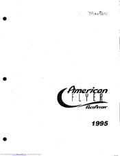 Fleetwood american flyer pacearrow 1995 Owner's Manual