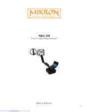 Mikron NRG 150 User's Operating Manual