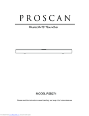 ProScan PSB271 User Manual