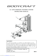 BodyCraft MA410 Instruction Manual