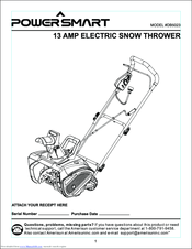 Power smart DB5023 Assembly Manual