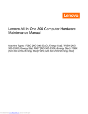 Lenovo Thinkpad 300 Maintenance Manual