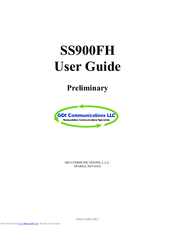 GDI SS900FH series User Manual